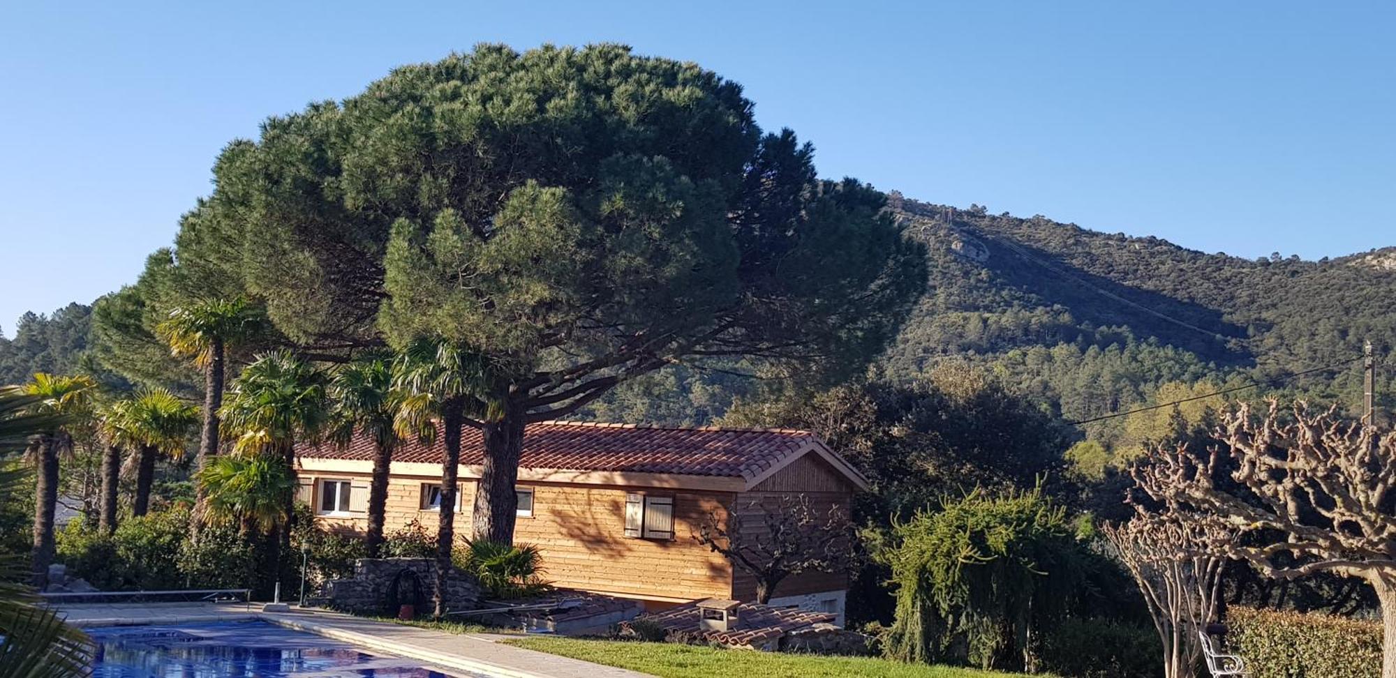 Sous Le Grand Pin Gites Eden En Cevennes Anduze Exterior foto
